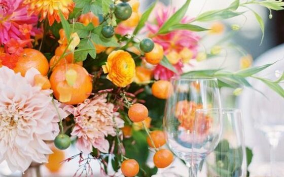 A Summer Citrus Wedding