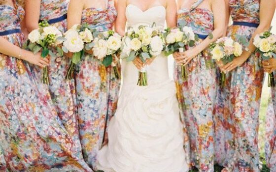 Floral Inspired Bridesmaids