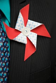 A Boutonniere for a Modern Groom