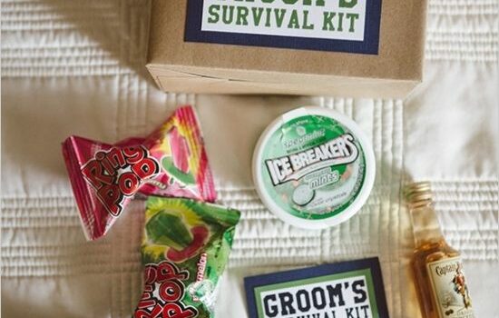 Groom’s Day Of Survival Kit Ideas