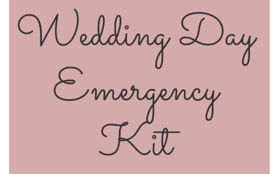 Wedding Day Emergency Kit List